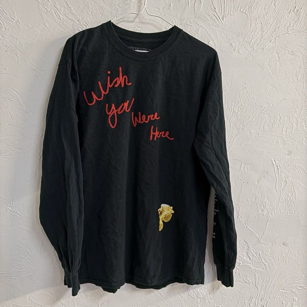 Astroworld Wish You Were Here Tour Cactus Jack Black Long Sleeve Tee M